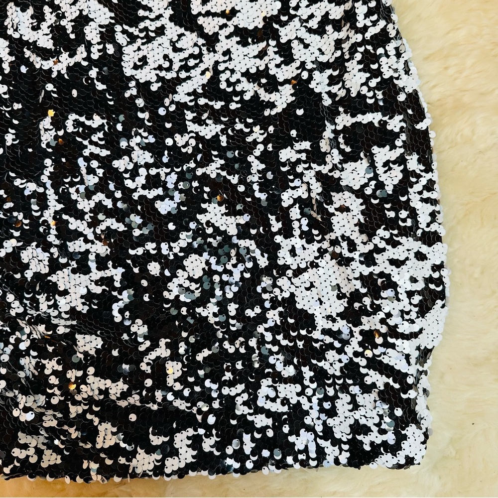 Aidan Mattox Size 4 Cocktail Sequin Dress - Picture 5 of 13